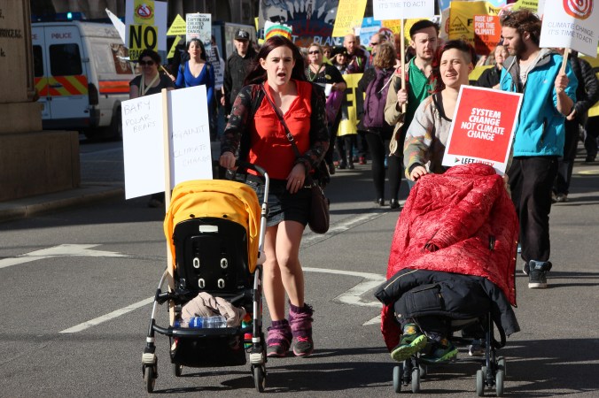 ...from the young...