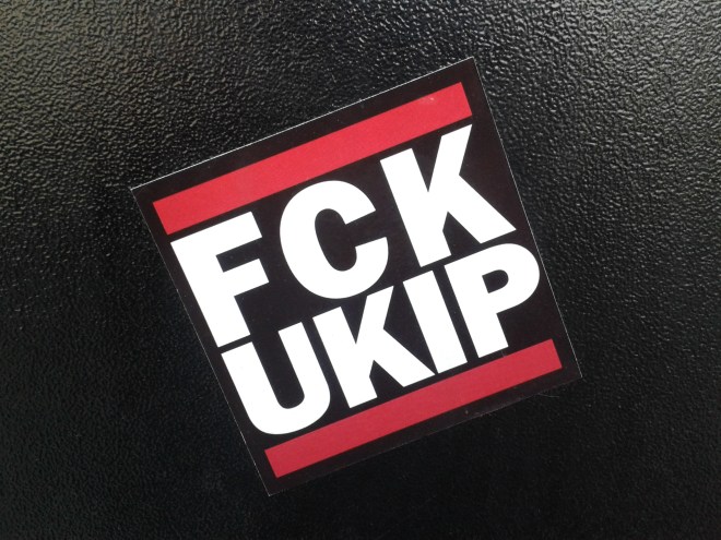 UKIP also received a certain amount of criticism on the streets of London, although it then went on to win 12.6% of the vote (Gordon Street, Bloomsbury, 17/04/15). 