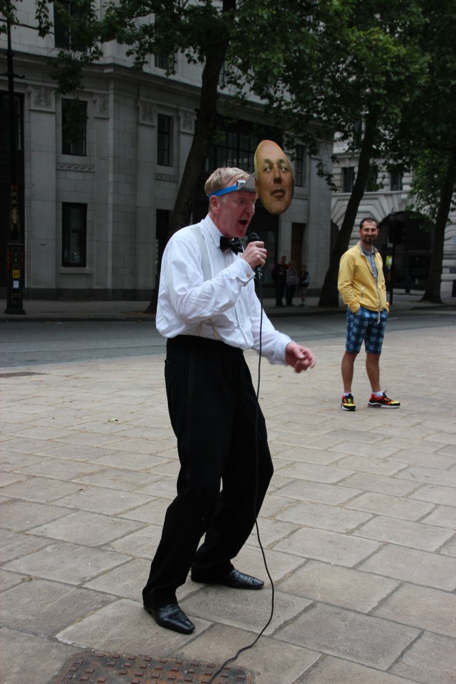 This gentleman had some rather good songs about Ian Duncan Smith.
