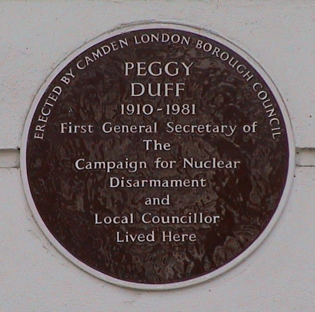 Peggy Duff Plaque