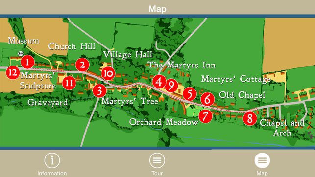 Tolpuddle Martyrs Trail Map